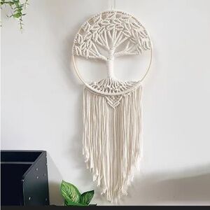 Handmade Macramé Wall Hanging Tree of Life 13x48
